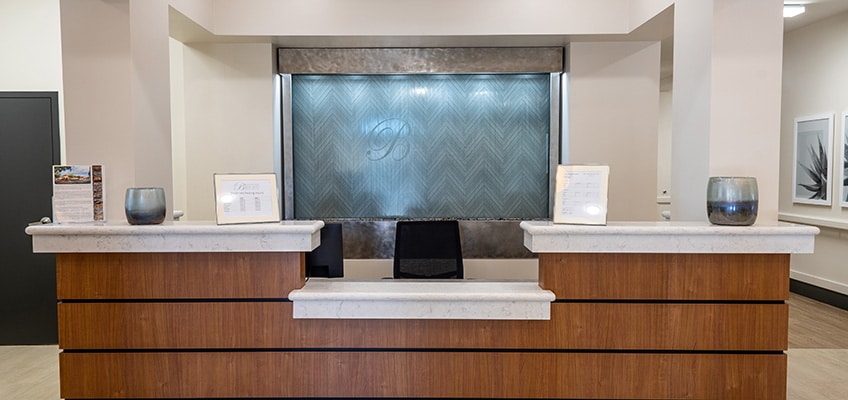 Entrance to Rancho Bellagio Post Acute